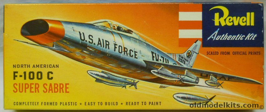 Revell 1/70 F-100 Super Sabre - 'S' Issue, H236-89 plastic model kit